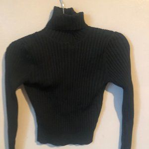 Babaton Victor Turtleneck in Scarab, size M, semi-cropped